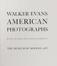 Walker Evans, American Photographs