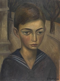 Emil Maetzel, Knabe im Matrosenanzug