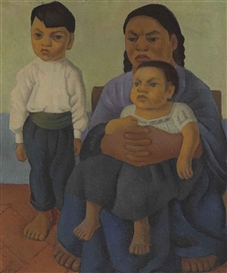 Diego Rivera, Mother with Two Children