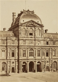 Édouard-Denis Baldus, Le Louvre Grand Pavillion de L'Horloge