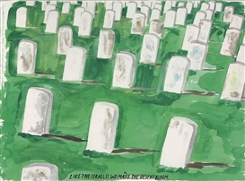 Raymond Pettibon, Untitled (Like the Israelis...)
