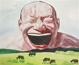 Yue Minjun, Your Smile is a Sunny Day