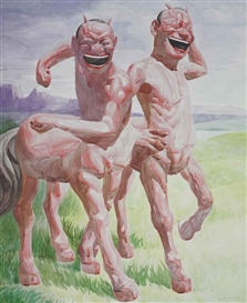 Yue Minjun, Smile Tames the Inner Beast
