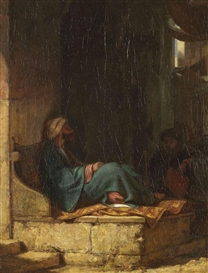Carl Spitzweg, Siesta (Der Sultan)