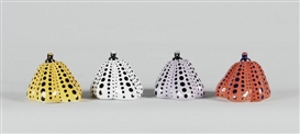 Yayoi Kusama, 4 Multiples from "Pumpkins Serie No. 4"