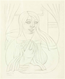 Juan Gris, Portrait de jeune fille