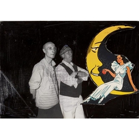 Franz West, Overpainted photograph (Toni Maitenitsch, Erich Joham)