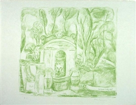 Hans Purrmann, Brunnen in Levanto