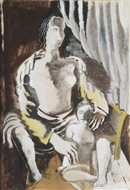 Ossip Zadkine, Mother and child