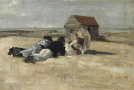 James Ensor, On the beach