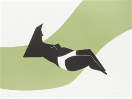 Lynn Chadwick, Figure on a Green Wave