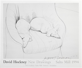 David Hockney, 3 works:Salts Mill, Saltaire, Yorkshire