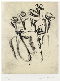 Willem de Kooning, Untitled, from Seventeen Lithographs for Frank O' Hara