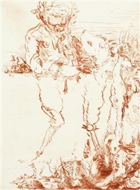 Georg Baselitz, Der Jäger (Jahn 57)