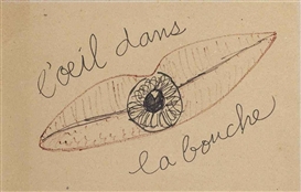 Man Ray, L'Oeil dans la bouche