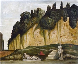 Giorgio de Chirico, Rocce misteriose