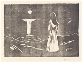 Edvard Munch, Mondschein am Meer