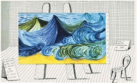 David Hockney, 3 Works: Three Christmas cards
