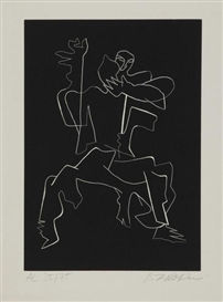 Ossip Zadkine, Le soir tombe, o sanglante mer