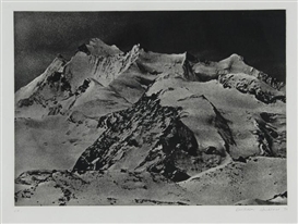Balthasar Burkhard, Mappe. Alpen