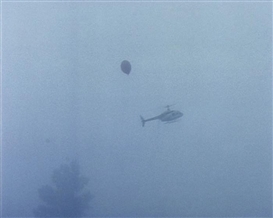 Roman Signer, Helikopter und Ballon