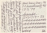 Hanne Darboven, Post card