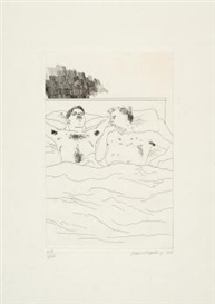 David Hockney, In the dull village