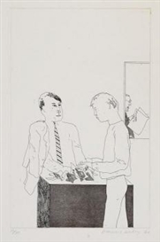 David Hockney, Illustrations for Fourteen Poems from CP Cavafy