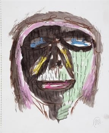 Markus Lüpertz, A Head