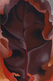 Georgia O'Keeffe, AUTUMN LEAF II