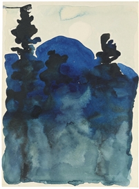 Georgia O'Keeffe, BLUE HILLS NO. III