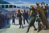 Guy Pène du Bois, THE CROWD [SELF-PORTRAIT]