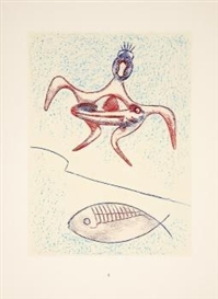 Max Ernst, From: Pierre Hebey, Festin
