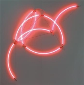 François Morellet, Pi Rococo N° 21, 1=75°2005