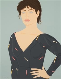 Alex Katz, Grey Dress