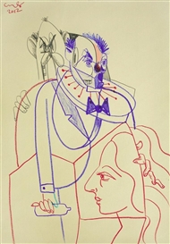 George Condo, THE DRINKER'S DREAM