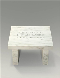 Jenny Holzer, SELECTION FROM SURVIVAL: PEOPLE LOOK LIKE...