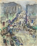Paul Paeschke, DER LEIPZIGER PLATZ MIT BLICK IN DIE LEIPZIGER STRASSE