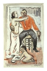 Max Pechstein, ATELIERSZENE