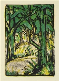 Otto Mueller, WALDLANDSCHAFT