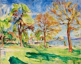 Hans Purrmann, BODENSEELANDSCHAFT MIT SCHLOSS MONTFORT