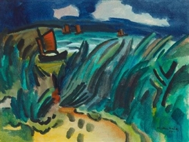 Ernst Mollenhauer, HAFFKÜSTE AUF HIDDENSEE