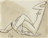 Julio González, Nu assis de profil no. 1