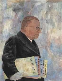 Ben Shahn, Portrait of Jean-Paul Sartre