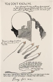 Raymond Pettibon, YOU DON'T KNOW ME...