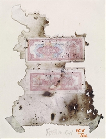 Cai Guo Qiang, Golden Yuan Bills–Numinous Talismans
