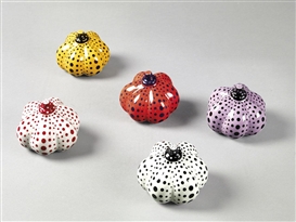 Yayoi Kusama, Pumpkin (a set of 5)