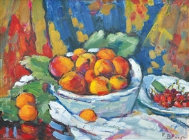 Vincenc Benés, Still life with fruit