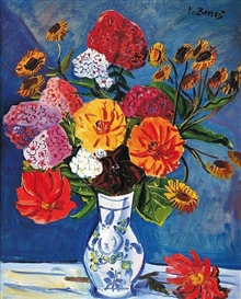 Vincenc Benés, Flower of phlox and dahlias