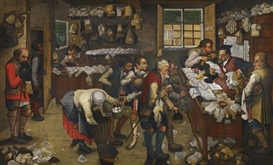 Pieter Brueghel the Younger, THE VILLAGE LAWYER'S OFFICE